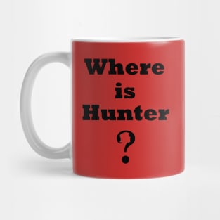 Where's Hunter? shirt,Where's Hunter t-shirt Where's Hunter Shirt Hunter Biden T Shirt - District Unisex Shirt Mug
